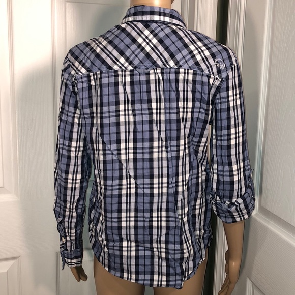 Buffalo David Bitton Blue Buttondown L - Picture 5 of 8